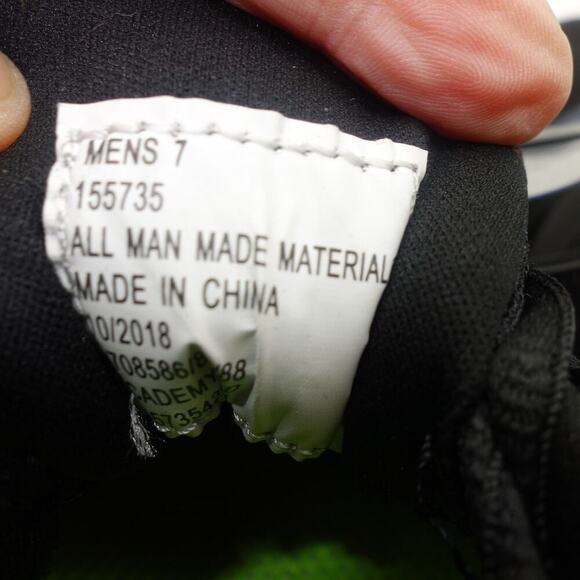 NEW Rawlings Brazen Baseball Molded Cleats Black White Cool Flo Men's 7 - Picture 12 of 12